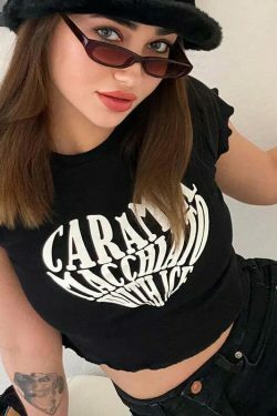 Caramel Macchiato With Ice' Graphic Tee - Y2K Aesthetic Fashion Statement