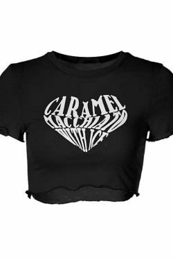 Caramel Macchiato With Ice' Graphic Tee - Y2K Aesthetic Fashion Statement