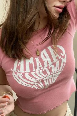 Caramel Macchiato With Ice' Graphic Tee - Y2K Aesthetic Fashion Statement