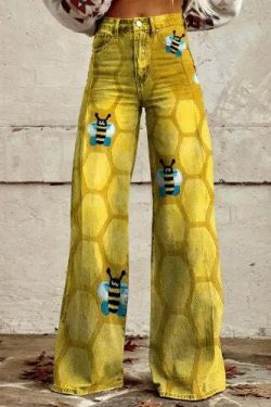 Casual Floral Wide Leg Pants - Y2K Fashion Coquette Aesthetic Grunge Style Cargo Skirt