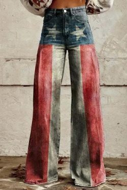 Casual Floral Wide Leg Pants - Y2K Fashion Coquette Aesthetic Grunge Style Cargo Skirt