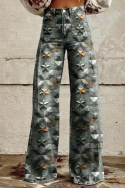 Casual Floral Wide Leg Pants - Y2K Fashion Coquette Aesthetic Grunge Style Cargo Skirt