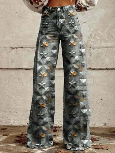 Casual Floral Wide Leg Pants - Y2K Fashion Coquette Aesthetic Grunge Style Cargo Skirt