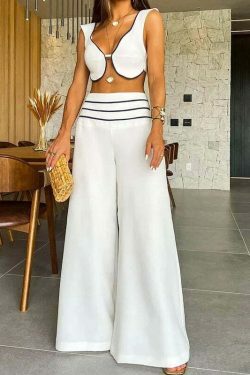 Casual Y2K Fashion: Coquette Aesthetic Cargo Skirt & Cute Tops Set