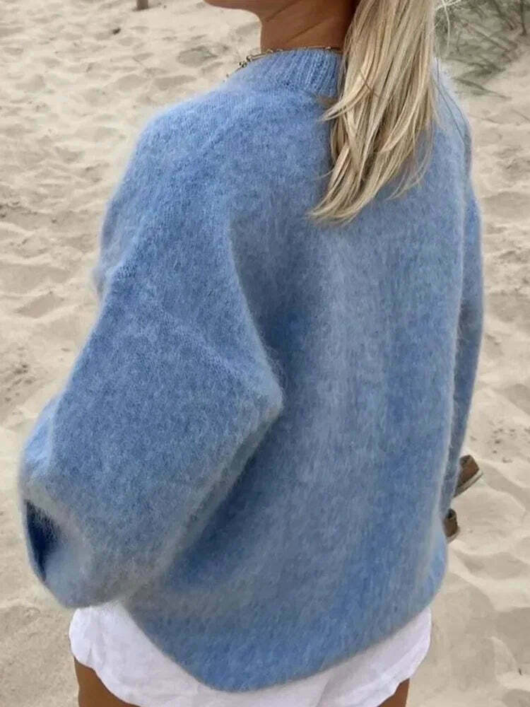 Charm In Cozy Knit Pullover - Y2K Fashion Aesthetic - Grunge Style Cute Tops & Cargo Skirt Charm In Cozy Knit Pullover - Y2K Fashion Aesthetic - Grunge Style Cute Tops & Cargo Skirt