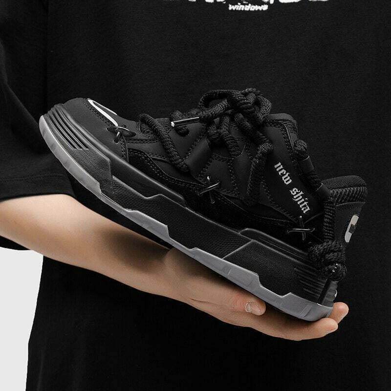 Chunky Lace Platform Sneakers - Y2K Fashion Statement for Women with Coquette and Grunge Aesthetic Chunky Lace Platform Sneakers - Y2K Fashion Statement for Women with Coquette and Grunge Aesthetic