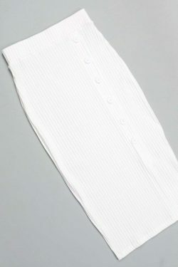 Claire Knitted Crop Top & Skirt Set - Y2K Fashion Coquette Aesthetic Outfit for Women