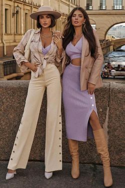 Claire Knitted Crop Top & Skirt Set - Y2K Fashion Coquette Aesthetic Outfit for Women