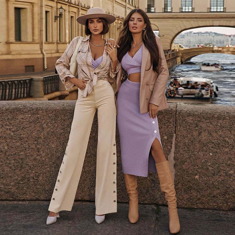 Claire Knitted Crop Top & Skirt Set - Y2K Fashion Coquette Aesthetic Outfit for Women Claire Knitted Crop Top & Skirt Set - Y2K Fashion Coquette Aesthetic Outfit for Women