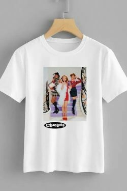 Clueless T-Shirt: Y2K Fashion Tee with Coquette Aesthetic, Grunge Style, and Pastel Goth Vibes