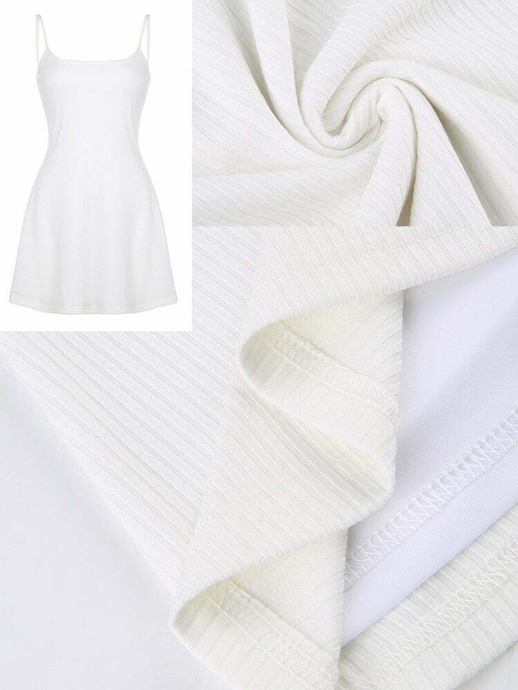 Coastal Charm Cami Dress - Y2K Fashion with Coquette Aesthetic, Grunge Style, and Pastel Goth Vibes Coastal Charm Cami Dress - Y2K Fashion with Coquette Aesthetic, Grunge Style, and Pastel Goth Vibes