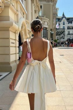 Coastal Cowgirl Open Back Zippered Mini Dress