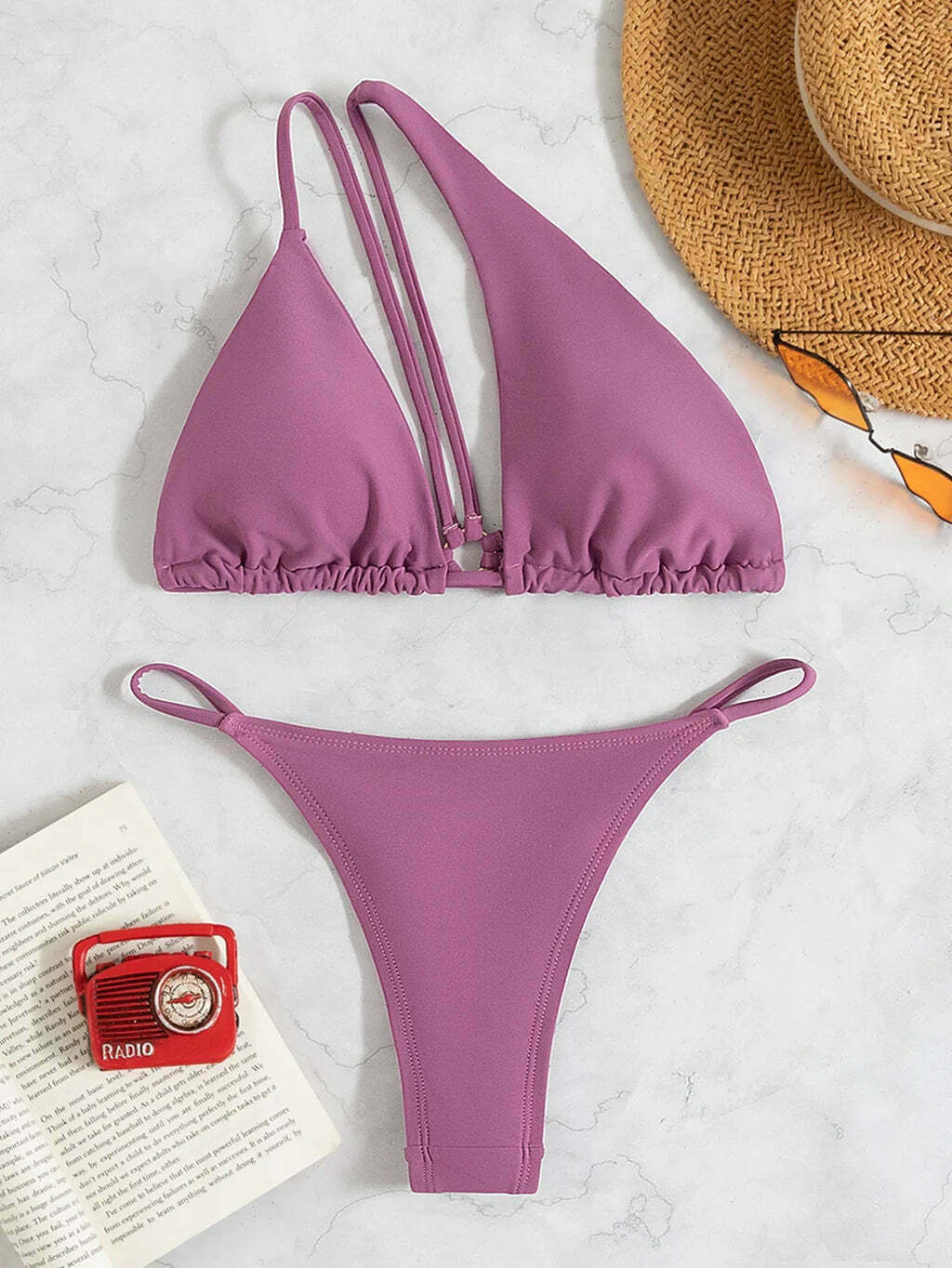 Colorful Crystal Swimsuit Bikini for Y2K Fashion Enthusiasts Colorful Crystal Swimsuit Bikini for Y2K Fashion Enthusiasts