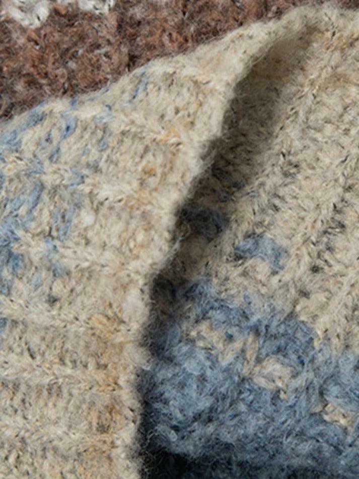 Colorful Stripe Off Shoulder Slit Sweater - Y2K Fashion Aesthetic Slim Fit Top Colorful Stripe Off Shoulder Slit Sweater - Y2K Fashion Aesthetic Slim Fit Top