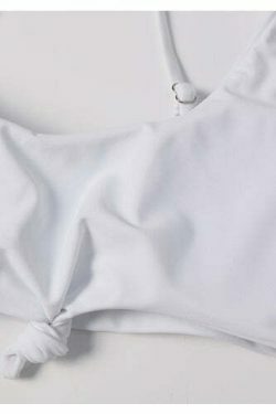 Colorful Striped Thong Bikini Set for Y2K Fashion Enthusiasts