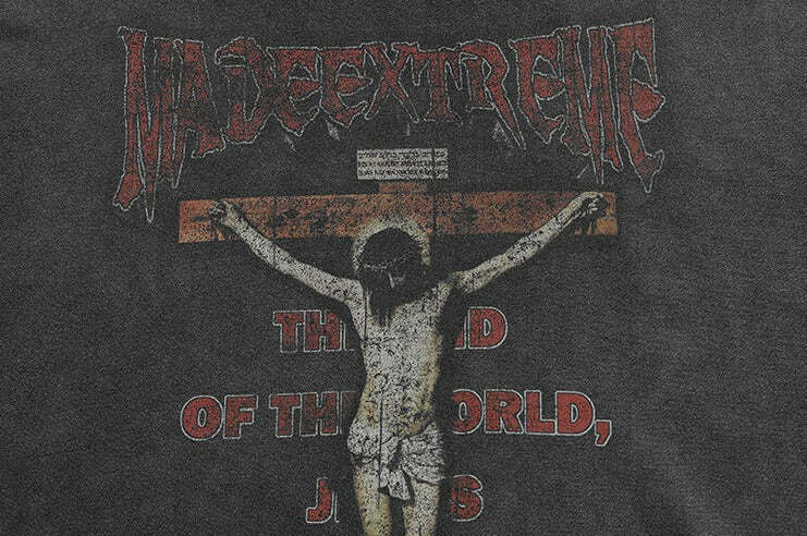 Coquette Aesthetic 'Redemption' Y2K Washed Hoodie for Women - Grunge Style Cargo Skirt Outfit