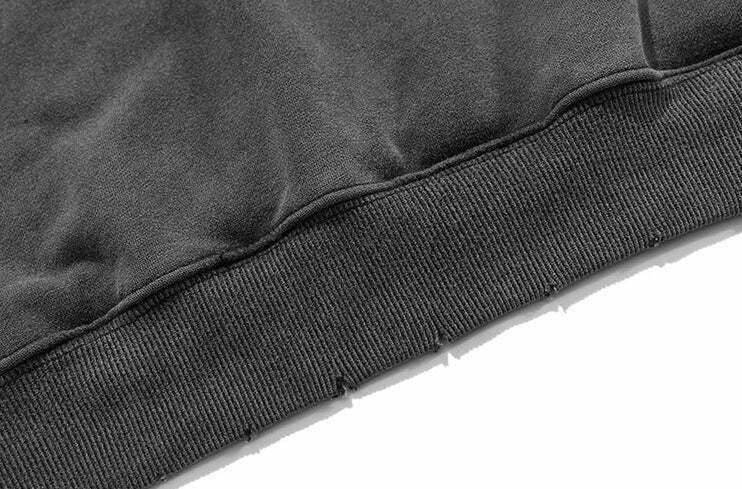 Coquette Aesthetic 'Redemption' Y2K Washed Hoodie for Women - Grunge Style Cargo Skirt Outfit