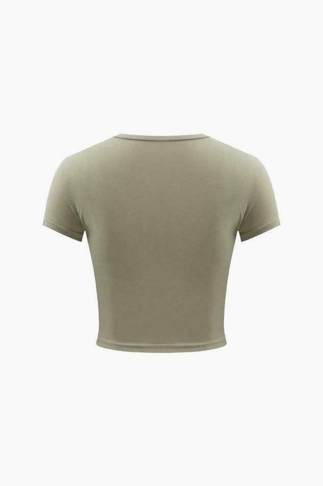 Coquette Aesthetic Abstract Graphic Crop T-Shirt for Y2K Fashion Enthusiasts Coquette Aesthetic Abstract Graphic Crop T-Shirt for Y2K Fashion Enthusiasts