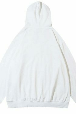 Coquette Aesthetic Acid Wash Hoodie with Fangs Applique - Y2K Fashion Statement