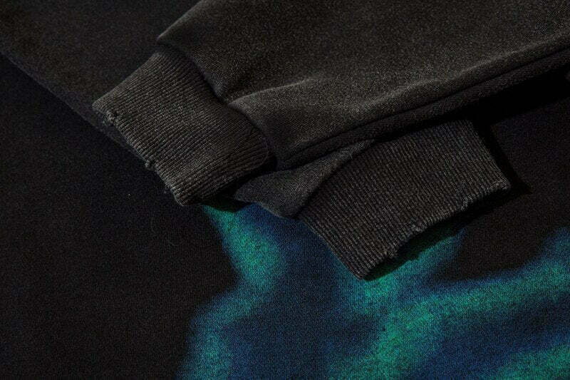 Coquette Aesthetic Acid Washed Sweatshirt with Shadow Graphic - Y2K Fashion Women's Clothing Coquette Aesthetic Acid Washed Sweatshirt with Shadow Graphic - Y2K Fashion Women's Clothing