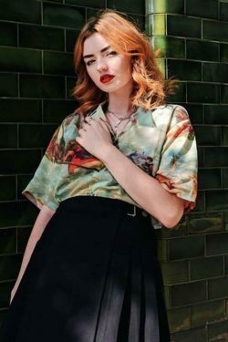 Coquette Aesthetic Angel Button Up Shirt - Y2K Fashion Women's Top for Grunge and Pastel Goth Style