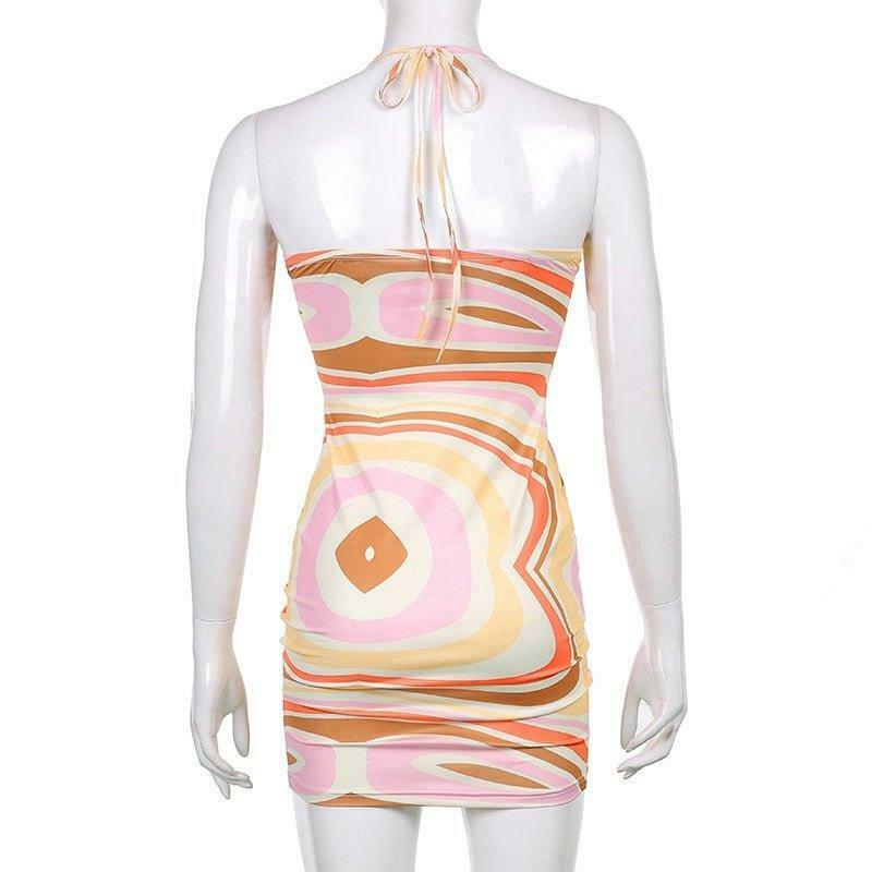 Coquette Aesthetic Angel Energy Swirl Dress - Y2K Fashion - Grunge Style & Pastel Goth Vibes Coquette Aesthetic Angel Energy Swirl Dress - Y2K Fashion - Grunge Style & Pastel Goth Vibes