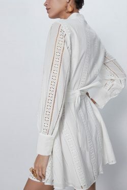 Coquette Aesthetic Ansel Lace Mini Dress - Y2K Fashion Statement for Women