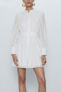 Coquette Aesthetic Ansel Lace Mini Dress - Y2K Fashion Statement for Women
