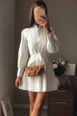 Coquette Aesthetic Ansel Lace Mini Dress - Y2K Fashion Statement for Women