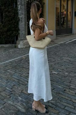 Coquette Aesthetic Ashley Mermaid Midi Dress - Y2K Fashion Women's Clothing