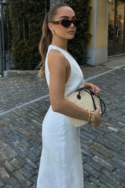 Coquette Aesthetic Ashley Mermaid Midi Dress - Y2K Fashion Women's Clothing