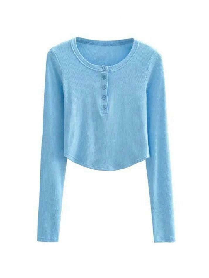 Coquette Aesthetic Asymmetric Button Front Knit Crop Top Coquette Aesthetic Asymmetric Button Front Knit Crop Top