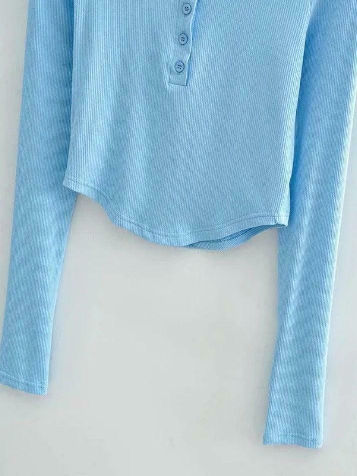 Coquette Aesthetic Asymmetric Button Front Knit Crop Top Coquette Aesthetic Asymmetric Button Front Knit Crop Top