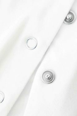 Coquette Aesthetic Asymmetric Button Sleeveless Top