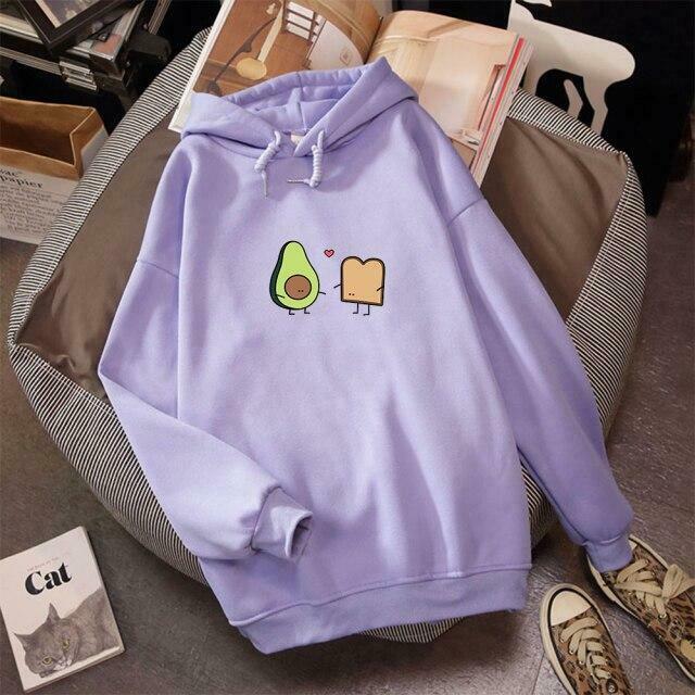 Coquette Aesthetic Avocado Besties Hoodie - Y2K Fashion Women's Cute Tops & Grunge Style Sweatshirt Coquette Aesthetic Avocado Besties Hoodie - Y2K Fashion Women's Cute Tops & Grunge Style Sweatshirt