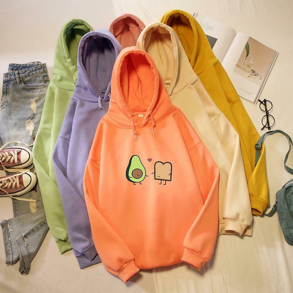 Coquette Aesthetic Avocado Besties Hoodie - Y2K Fashion Women's Cute Tops & Grunge Style Sweatshirt Coquette Aesthetic Avocado Besties Hoodie - Y2K Fashion Women's Cute Tops & Grunge Style Sweatshirt