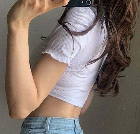 Coquette Aesthetic Baby Knot Tie Crop Top Coquette Aesthetic Baby Knot Tie Crop Top