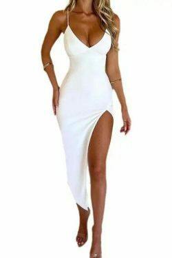 Coquette Aesthetic Backless Dress: Y2K Fashion - Grunge Style, Pastel Goth, Cute Tops, Cargo Skirt