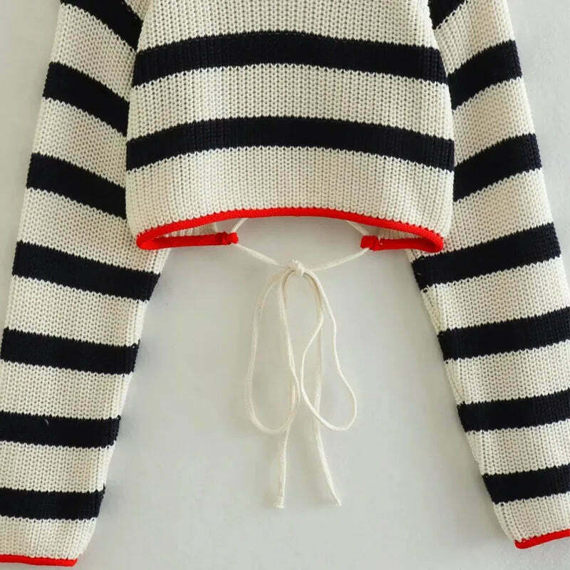 Coquette Aesthetic Backless Knitted Crop Top - Y2K Fashion for Women Coquette Aesthetic Backless Knitted Crop Top - Y2K Fashion for Women