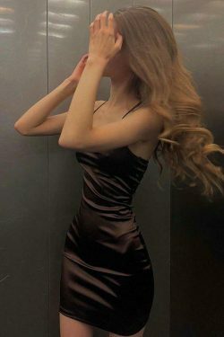 Coquette Aesthetic Backless Mini Dress - Y2K Fashion with Grunge & Pastel Goth Vibes