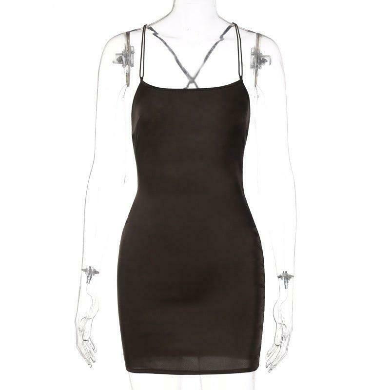 Coquette Aesthetic Backless Mini Dress - Y2K Fashion with Grunge & Pastel Goth Vibes Coquette Aesthetic Backless Mini Dress - Y2K Fashion with Grunge & Pastel Goth Vibes