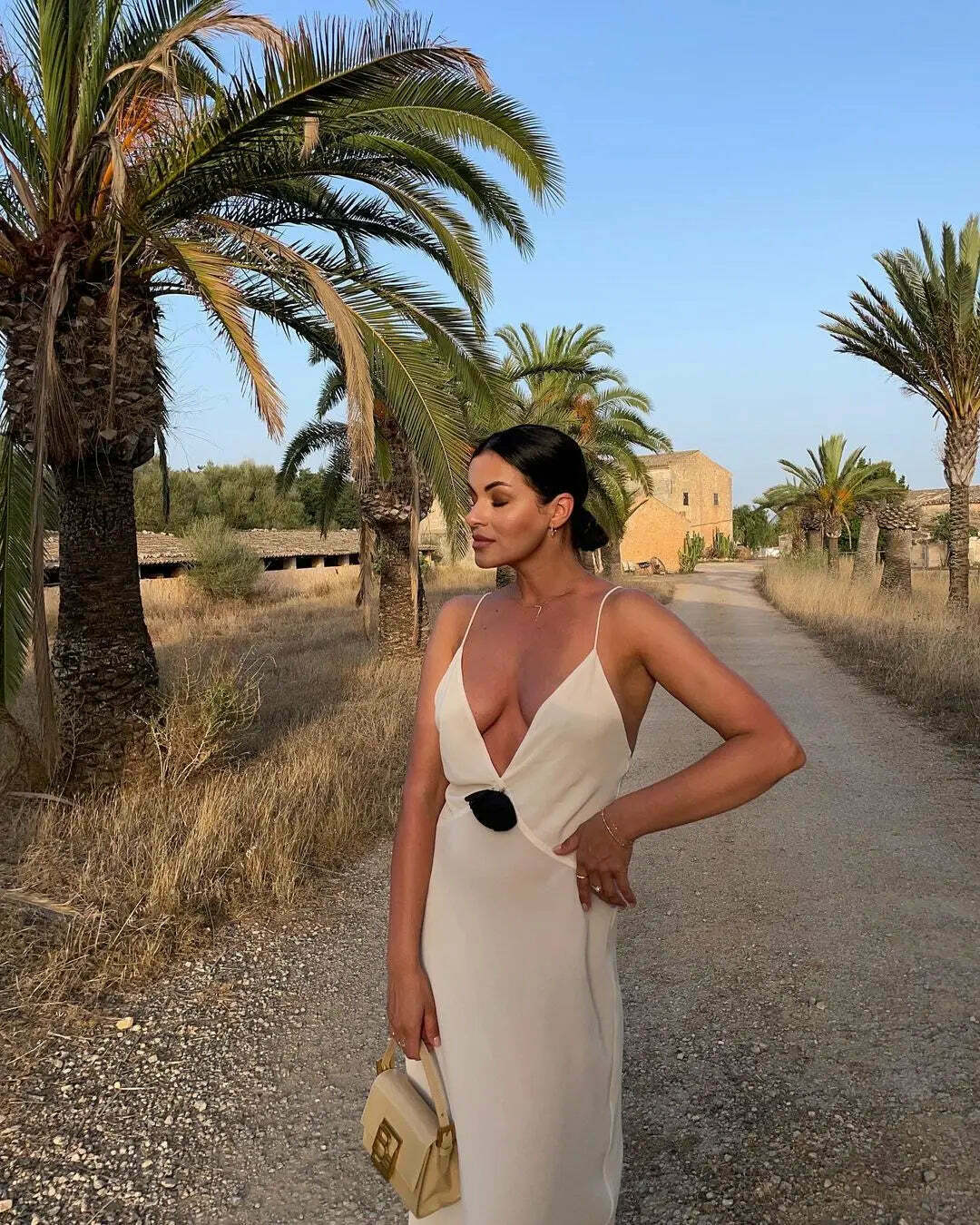 Coquette Aesthetic Backless Slip Dress - Y2K Fashion for Women - Graceful Drift