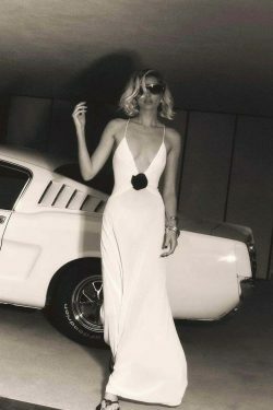 Coquette Aesthetic Backless Slip Dress - Y2K Fashion for Women - Graceful Drift