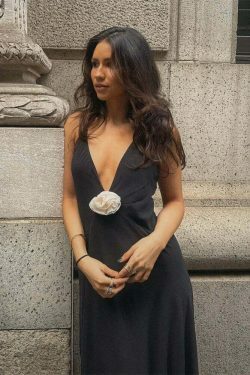 Coquette Aesthetic Backless Slip Dress - Y2K Fashion for Women - Graceful Drift