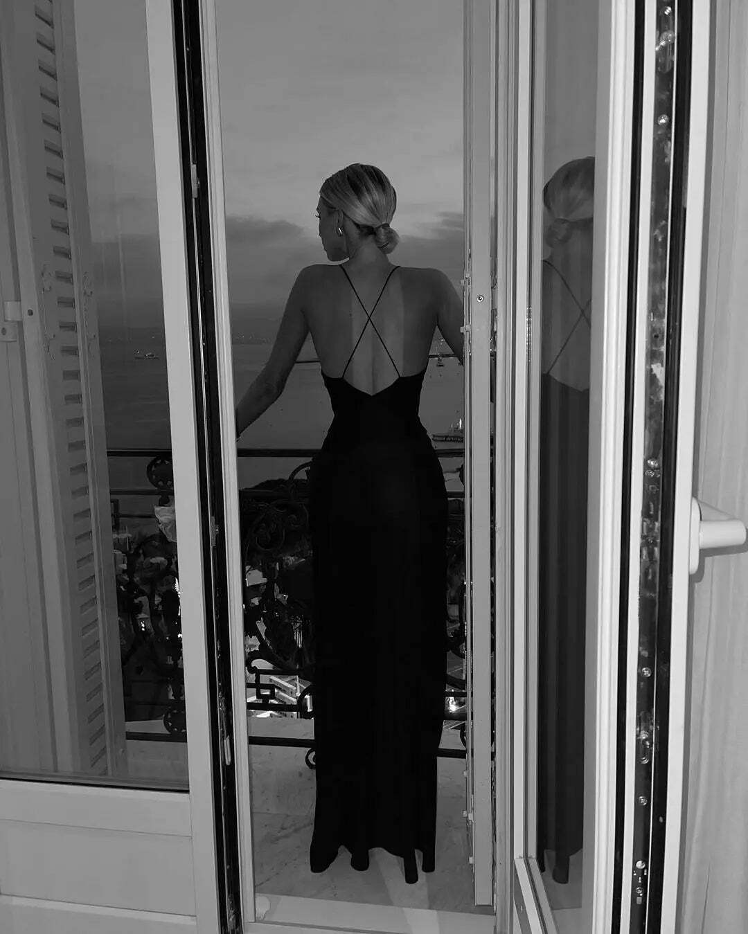 Coquette Aesthetic Backless Slip Dress - Y2K Fashion for Women - Graceful Drift