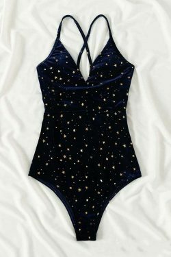 Coquette Aesthetic Backless Swimsuit: Sexy Y2K Fashion for Women