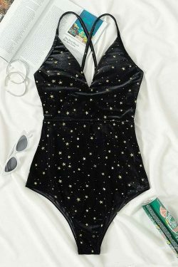 Coquette Aesthetic Backless Swimsuit: Sexy Y2K Fashion for Women