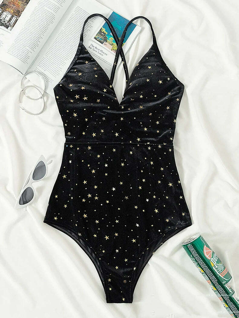 Coquette Aesthetic Backless Swimsuit: Sexy Y2K Fashion for Women Coquette Aesthetic Backless Swimsuit: Sexy Y2K Fashion for Women