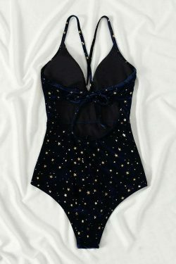 Coquette Aesthetic Backless Swimsuit: Sexy Y2K Fashion for Women