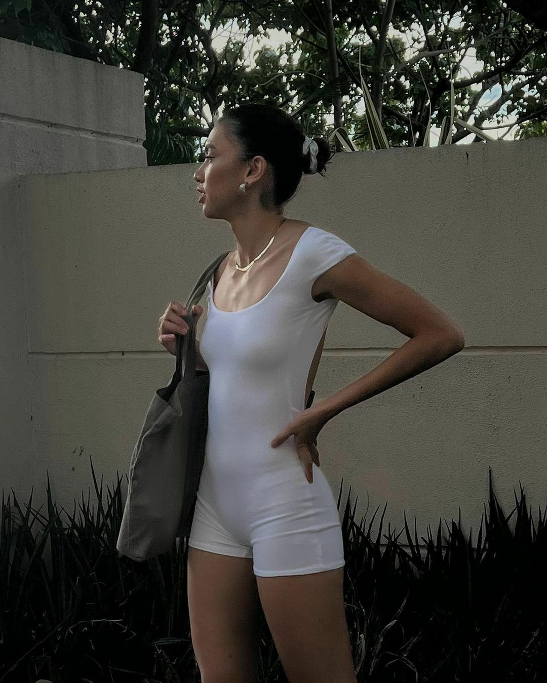 Coquette Aesthetic Backless Tank Playsuit: Y2K Fashion - Grunge Style & Elegance Coquette Aesthetic Backless Tank Playsuit: Y2K Fashion - Grunge Style & Elegance